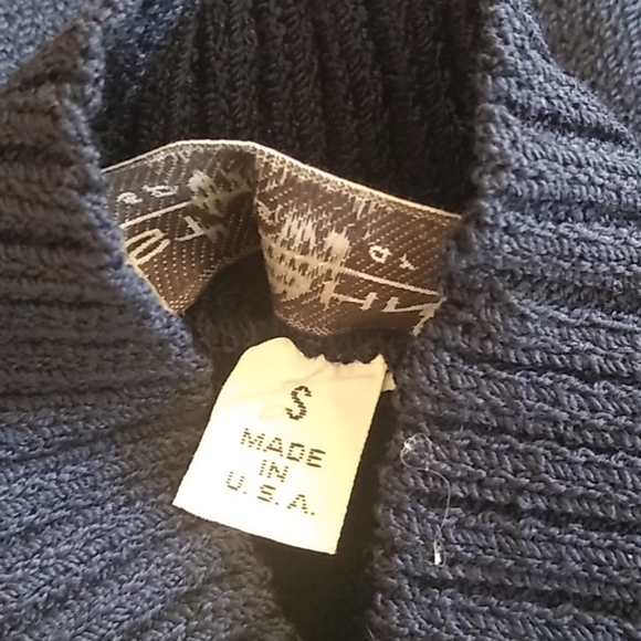 St. John Knit SPORT Navy Blue Sweater SZ S. - Picture 5 of 7